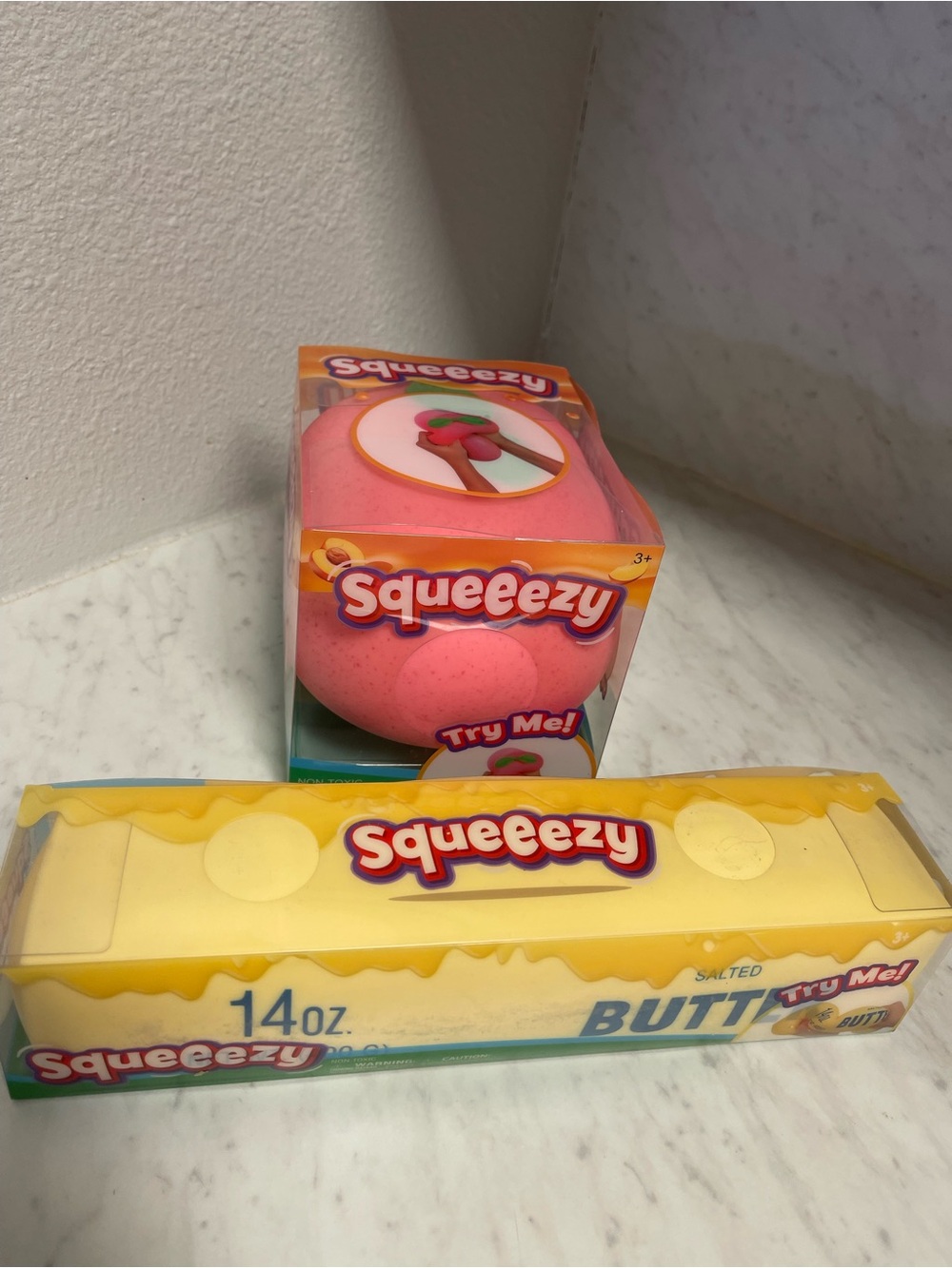 Sunny Days Squeezy Peach and Butter Squishy